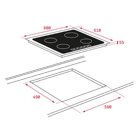 เตาแม่เหล็กไฟฟ้าราคาพิเศษ TEKA รุ่น IB6415