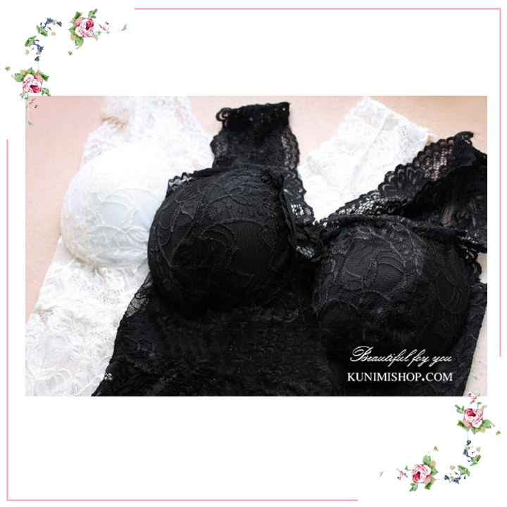 สื้อซับในผ้ายืด ลายลูกไม้ทั้งตัว ด้านหน้าและด้านหลัง เสริมฟองน้ำ คอวี จะใส่เป็นซับใน หรือ แบบใส่กับเสื้ออีกตัวคลุมก็ดูสวยเซ็กซี่ครับ ขนาด FREE SIZE มี 2 สี : สีขาว สีดำ