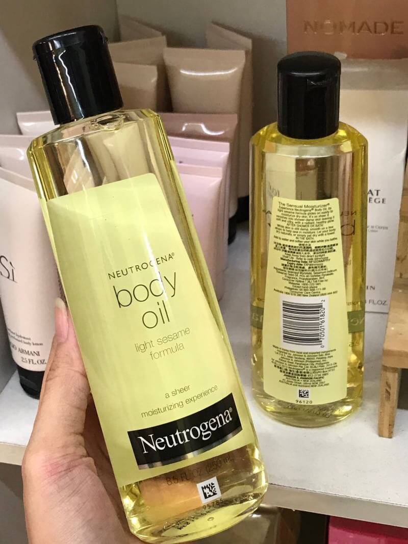 นูโทรจีน่าบอดี้ออยล์ Body Oil Light Sesame 250mL