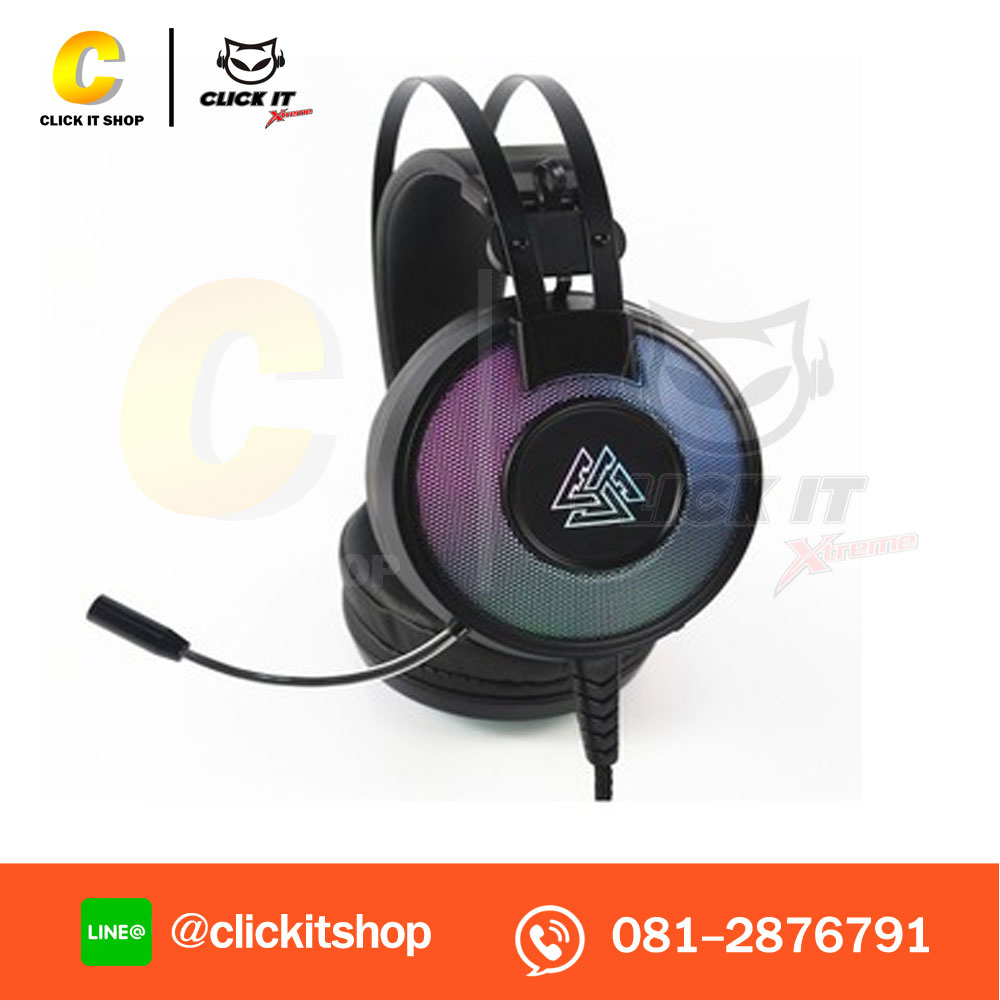 HEADSET+MIC (7.1) EGA TYPE H4 RGB - BLACK