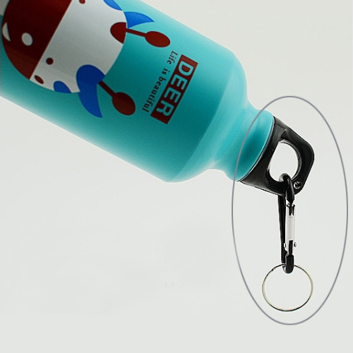 ขวดใส่น้ำสแตนเลส ใส่ได้ทั้งน้ำร้อนน้ำเย็น ขวดน้ำพกพา มีฝาปิด รูปน้องสัตว์น่ารัก