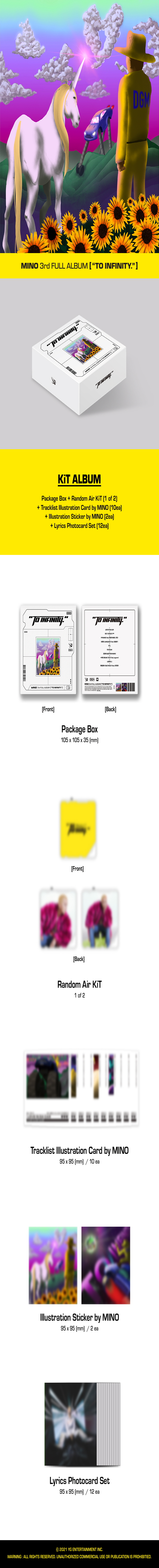 [Pre] Song Min Ho (MINO) : 3rd Album - TO INFINITY. (Air-KIT Ver.)