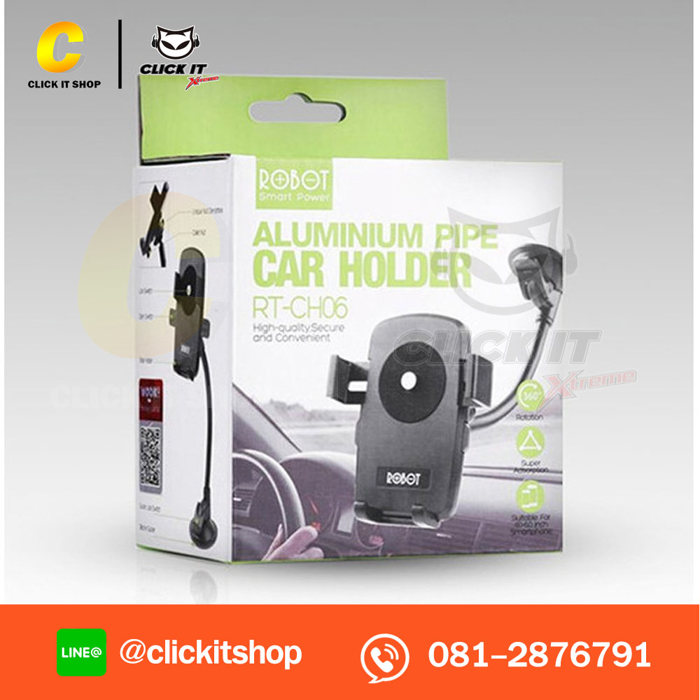 Car Holder ROBOT RT-CH06 สีดำ
