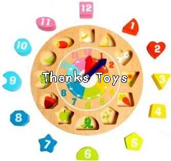นาฬิกา Wooden Sorting Clock