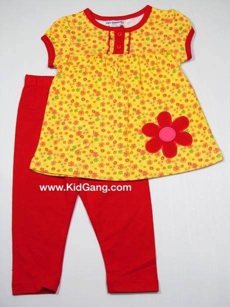 เสื้อ+กางเกง Mon caramel ไซส์ 3,6ด
