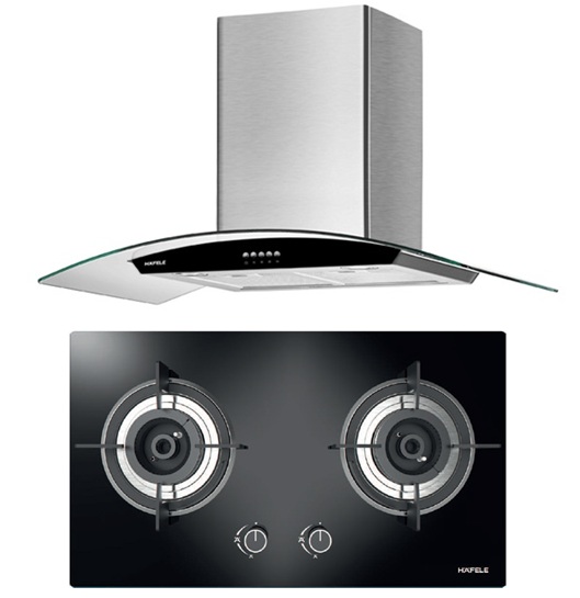 HAFELE SET2 ซื้อเครื่องดูดควันแถมเตาแก๊สรับประกัน 3 ปีจำนวนจำกัด