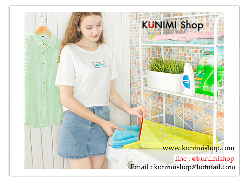 ถุงตาข่ายใส่เสื้อผ้า สำหรับใส่เครื่องซักผ้าถนอมผ้า มี 2 ขนาด ขนาดใหญ่ 58*38 cm. / ขนาดกลาง 48*26.5 cm. มี 3 สี ชมพู เหลือง เขียว