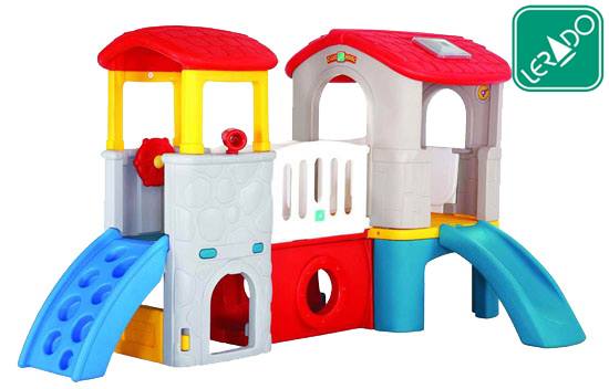 บ้านน้อย 2 ชั้น เกรด A ยี่ห้อ LERADO SIZE:187X300X174 cm.