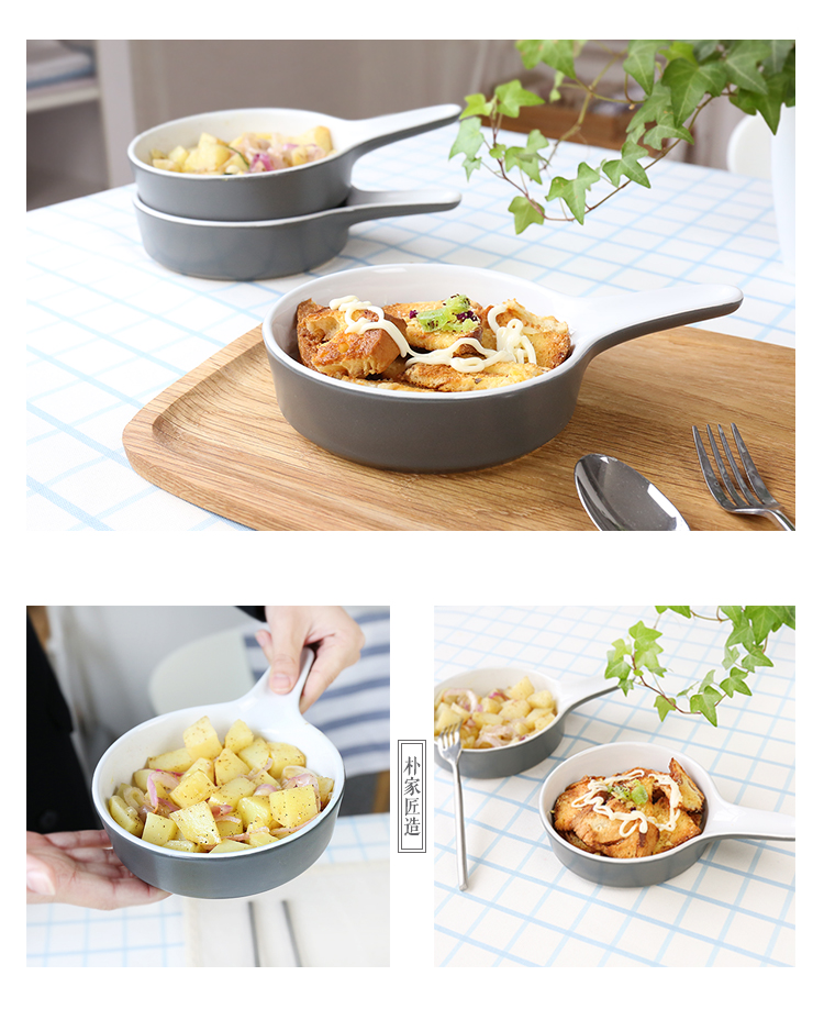 Pre-Order ชาม กระทะเซรามิค ใช้ประกอบอาหาร ใส่อาหารดี Zakka