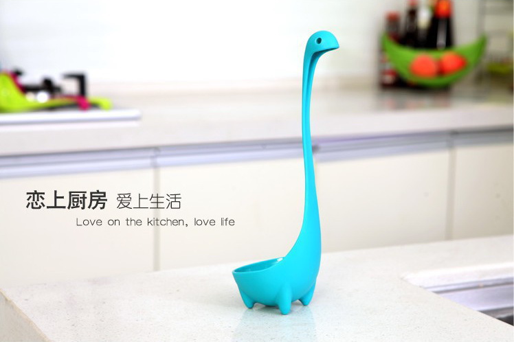 Pre-Order ทัพพียืนได้ รูปไดโนเสาร์เนสซี่ Nessie Ladle มี 3 สี
