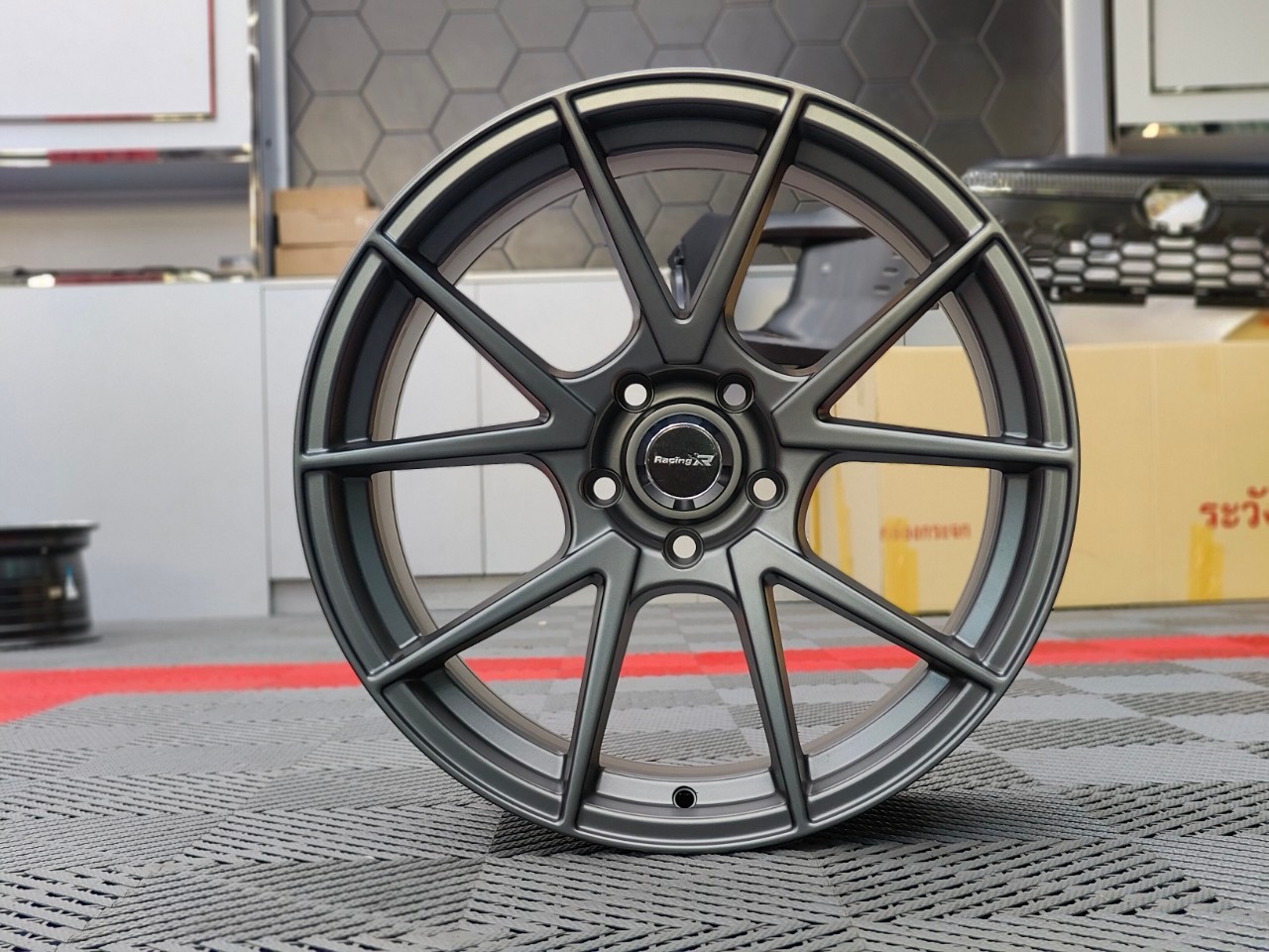 ล้อ KASAKI NT005 ขอบ18x8.0 5x114.3 ET35 สีGmm *ราคาต่อวง