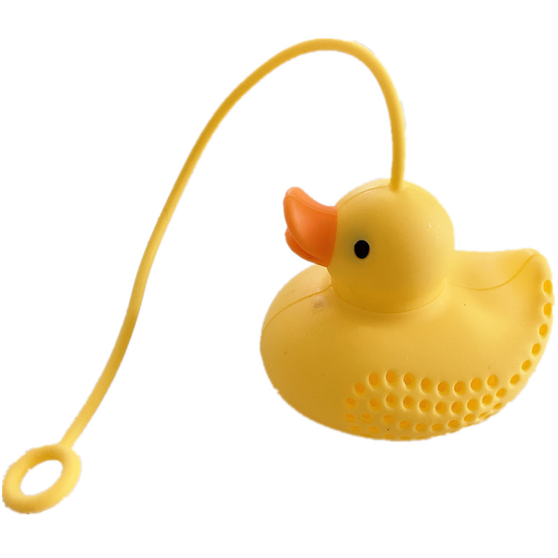 พร้อมส่ง ที่กรองชา ซิลิโคน tea infuser ลายเป็ดน้อย มี 3 สี