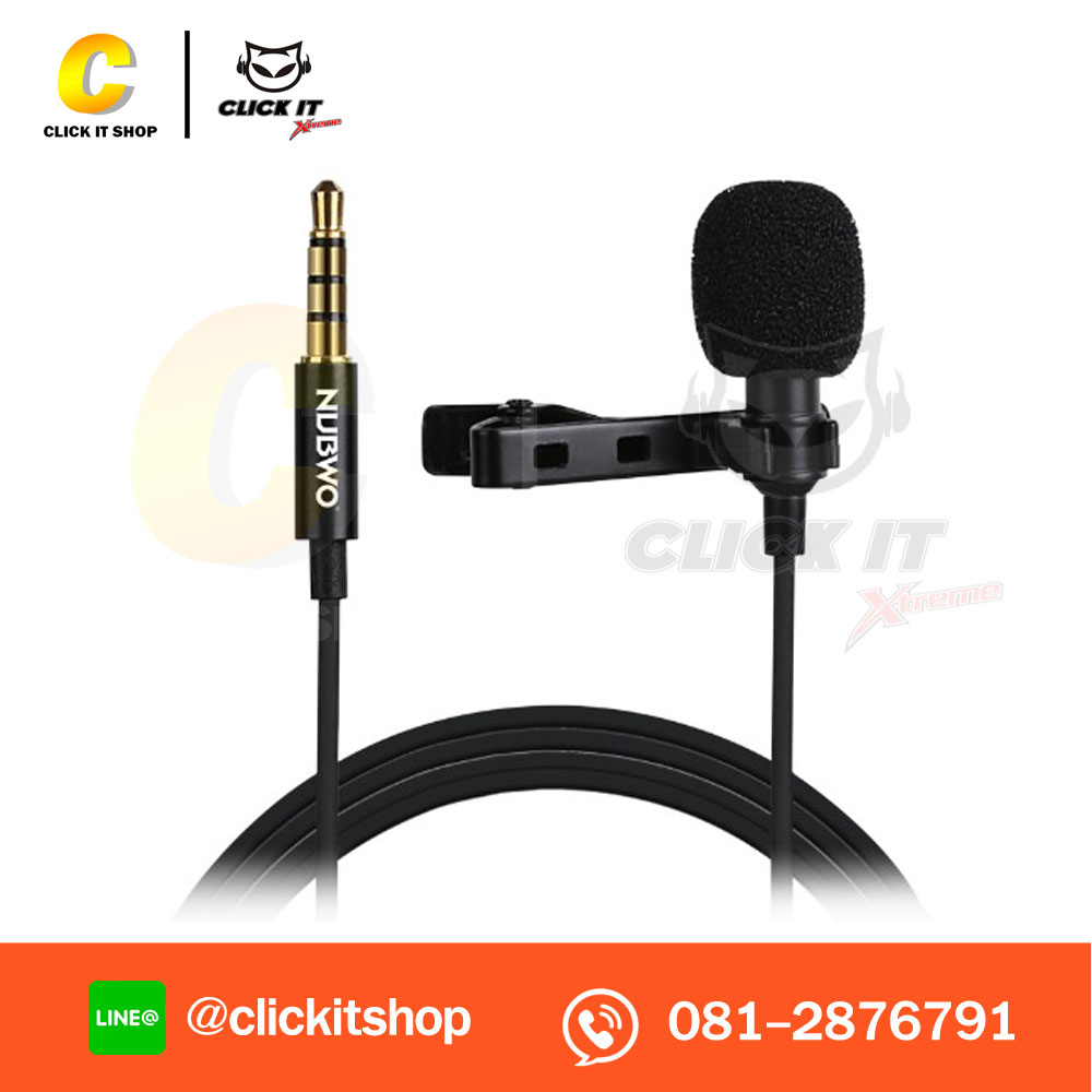 MicroPhone Lavalier Clip On NUBWO (M15)