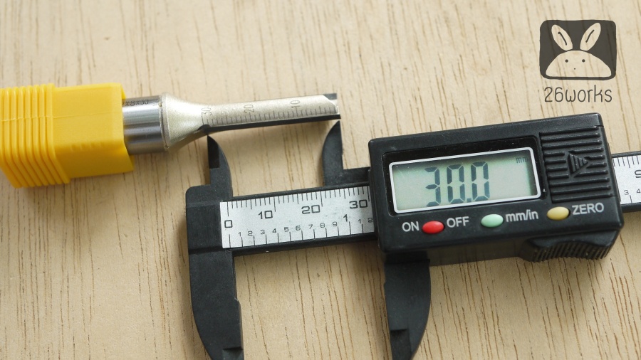 Router Bits arden ตรง 8x30 mm MDF