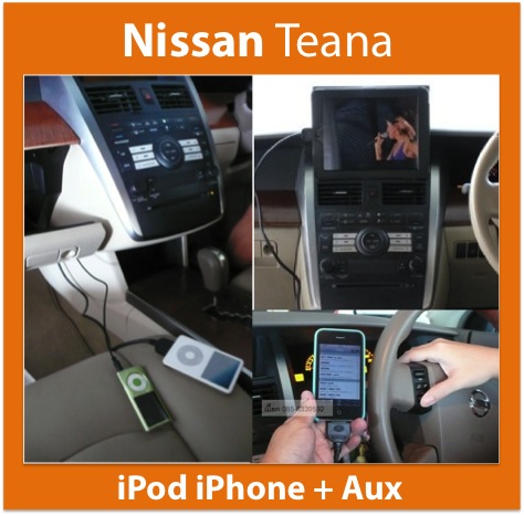 Teana J31 iPod iPhone iPad Aux interface
