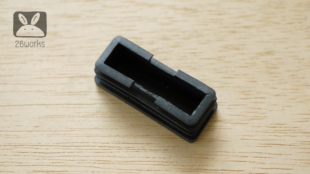 พลาสติกปิดเหล็กกล่อง 20x50 mm สวมใน