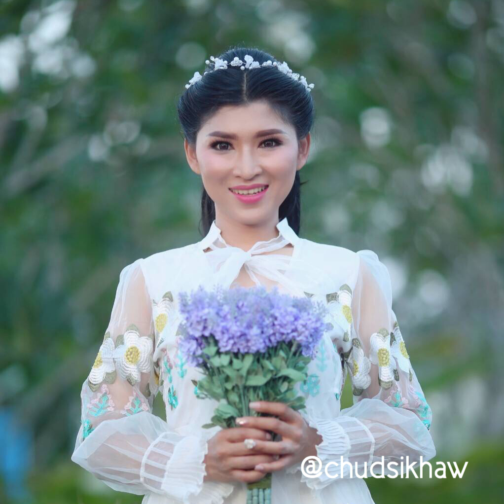 ที่ดาดผมดอกไม้พลาสติก แซมมุก