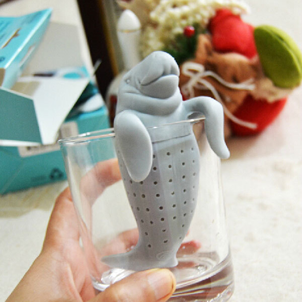 Pre-Order ที่กรองชา ซิลิโคน tea infuser Mana Tea ลายแมวน้ำ