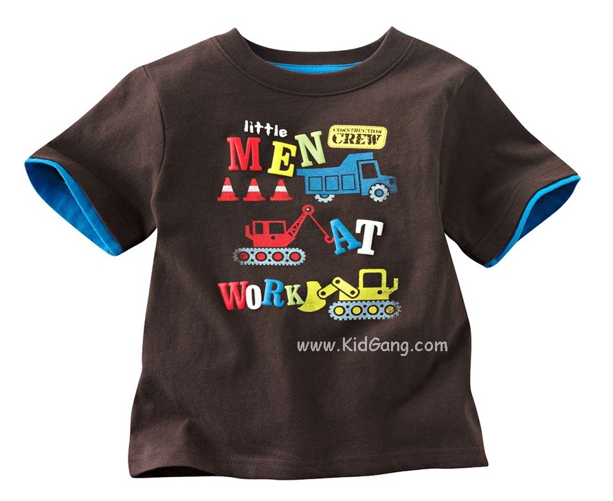 เสื้อเด็กเนื้อนิ่ม ลายTruck1 ไซส์ 18ด,2,3ปี