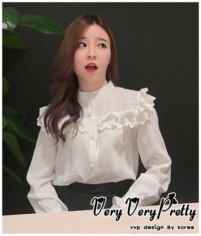 พร้อมส่ง เสื้อแฟชั่นเกาหลีสไตล์เจ้าหญิง