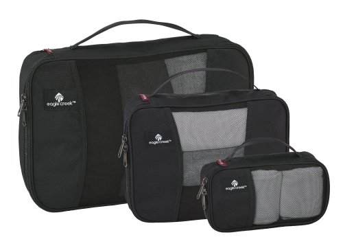 Eagle Creek - PACK IT Cube มาทีเดียว 3 ใบ (สีดำ)