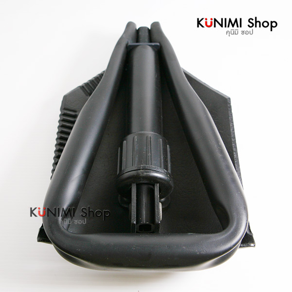 V001 พลั่วสนาม US พับเก็บได้ ขนาด(ต่อพับ) กว้าง 15.5 x 23.5 cm./ กางออก ยาว 59 cm.