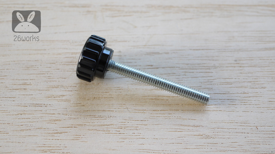 ลูกบิดหัวเล็ก M6x50 mm