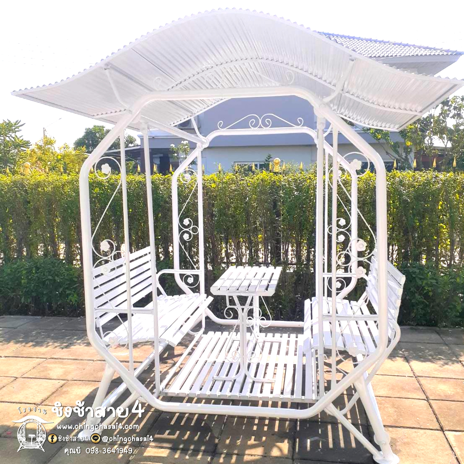 ชิงช้าใหญ่พิเศษมีหลังคา (แบบ 8 เหลี่ยม)