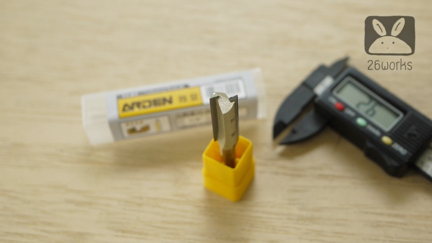 Trimmer bits arden ตรง 10x30 mm MDF