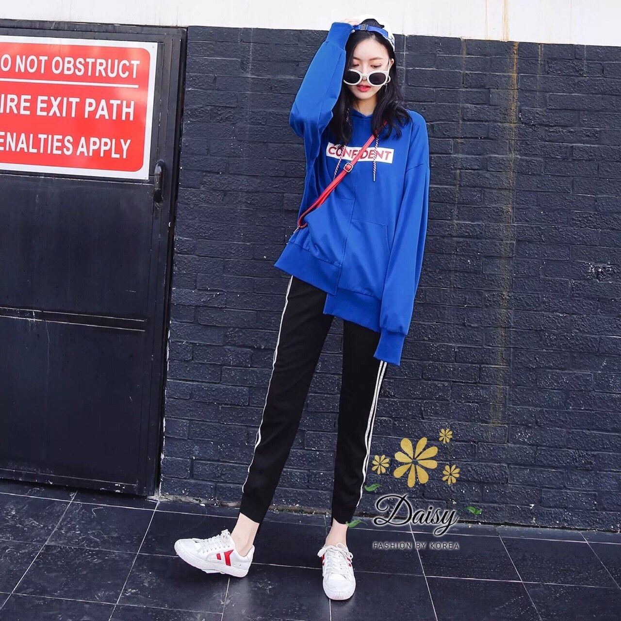 เสื้อผ้าเกาหลี พร้อมส่ง ชุดเซท เสื้อ+กางเกง