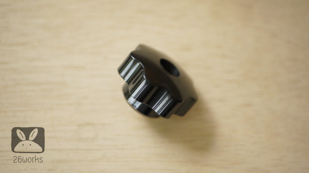 ลูกบิดหัวทะลุ 40 mm M8 รุ่นประหยัด