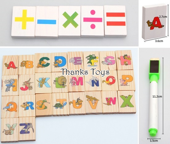 กระดานแม่เหล็กตัวเลขและตัวอักษรภาษาอังกฤษ