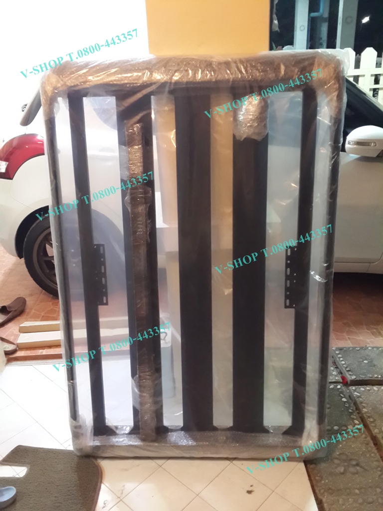 แร็คหลังคา new fortuner TP ขนาด 100×150 (สีดำ)