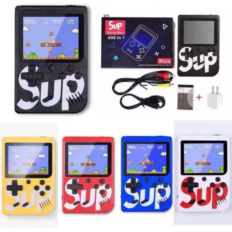 เกมส์กด Sup Game Box Plus พร้อม 400 เกมส์ฮิต! เกมส์ย้อนยุค จอ LCD 3 นิ้ว ต่อเข้า TV ได้