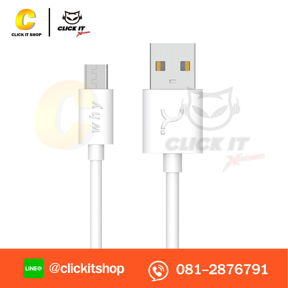 Cable WHY SPACE 2 UC-2131A Micro 1M - White