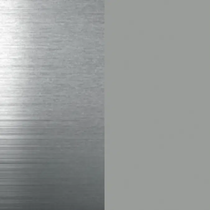 ผนังกันเปื้อน AluSplash สี Silver Brushed 564.53.202
