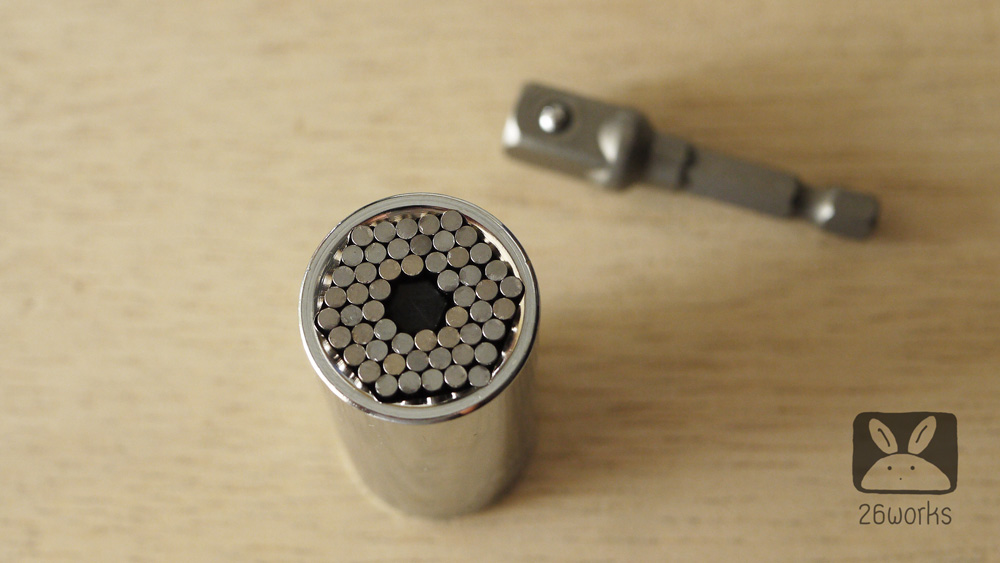 ลูกบล๊อค เอนกประสงค์ 7-19 mm + แกนสวม