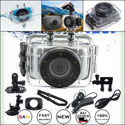 กล้องติดหมวก กล้องถ่าย VDO กันน้ำ รุ่นMini Action Camcorder HD 720P