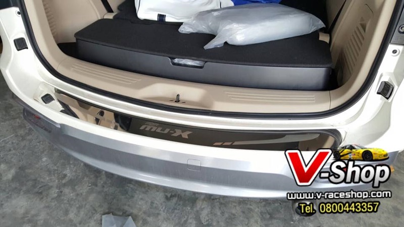 กันรอยท้าย mu-x 2017 สแตนเลสแท้ 1,200.-