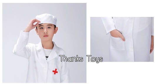 ชุดเสื้อกาวน์คุณหมอเด็ก สำเนา