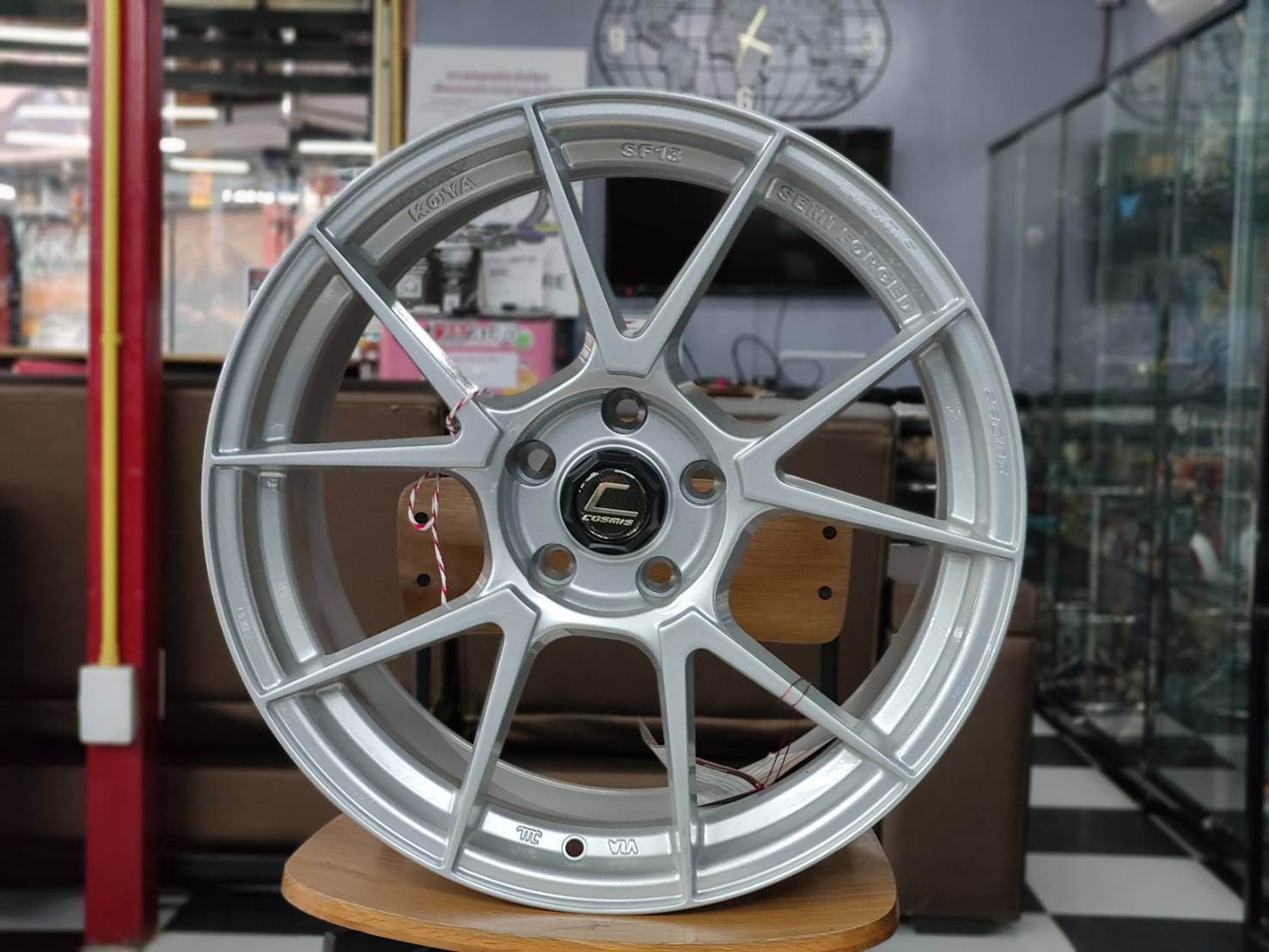 ล้อ COSMIS SPEEDY ขอบ 18x9.0 5x112 ET35 สีSilver *ราคาต่อวง