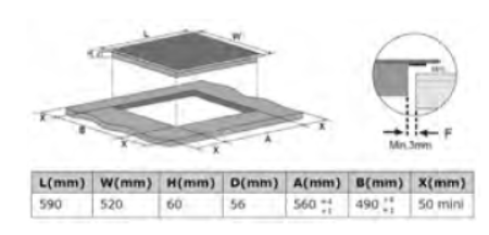 เตาแม่เหล็กไฟฟ้า ราคาพิเศษ FRANKE รุ่น FIH6310