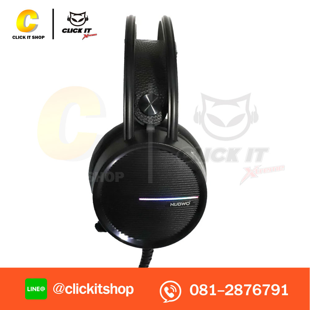 HEADSET+MIC (7.1) NUBWO-X X98 - BLACK