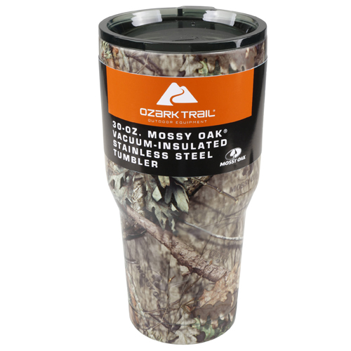 ozark trail แก้วเก็บเย็น + หลอดดูดสแตสเลส ลายทหาร