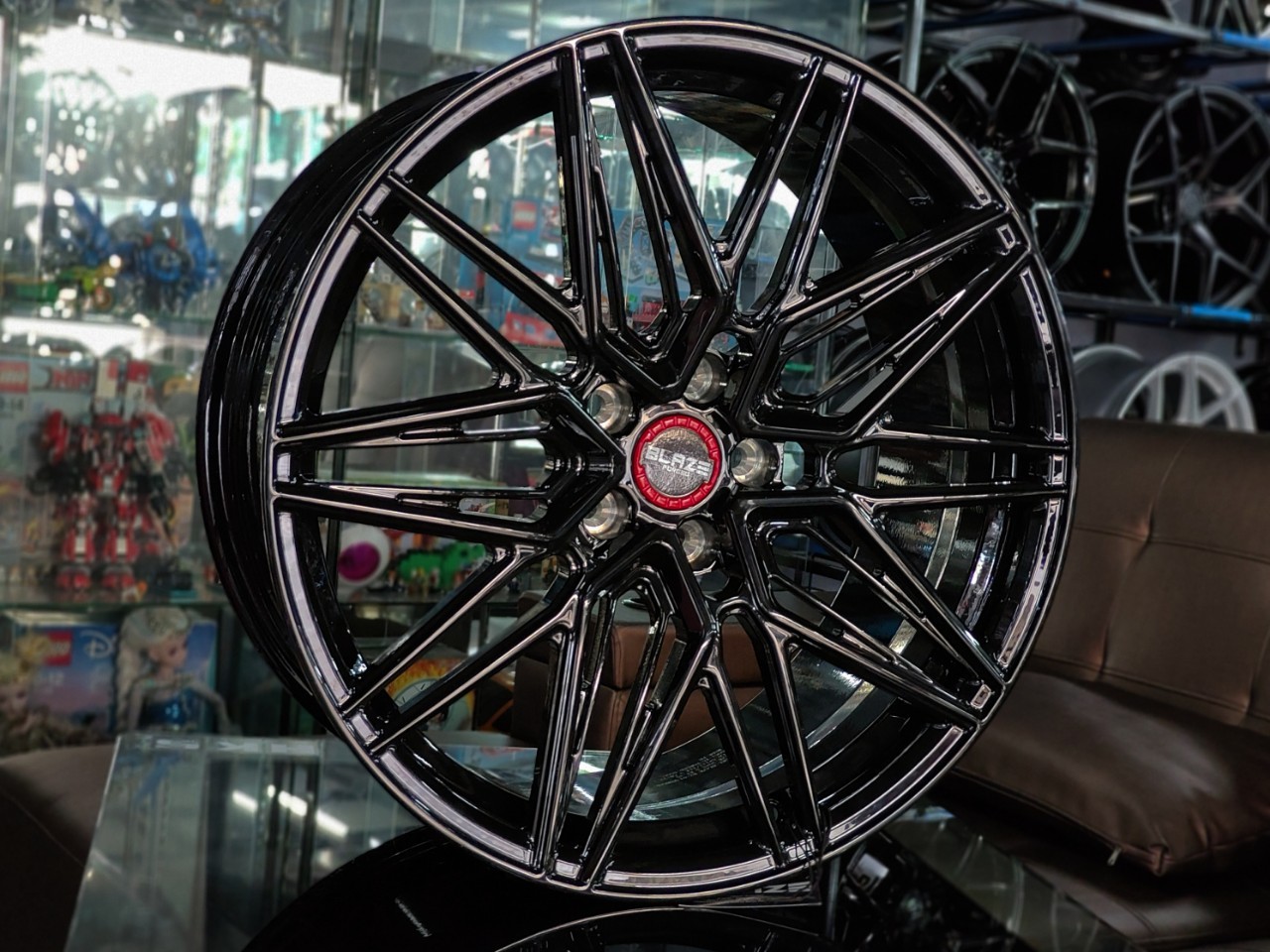 ล้อ BLAZE BZI ขอบ20X8.5/9.5 5X113 ET 35/42(FORGED) สีGioss Black *ราคาต่อวง