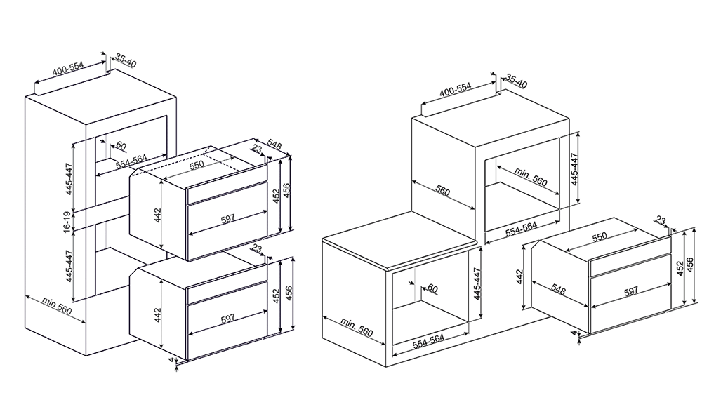 เตาอบไอน้ำ SMEG รุ่น SF4120V