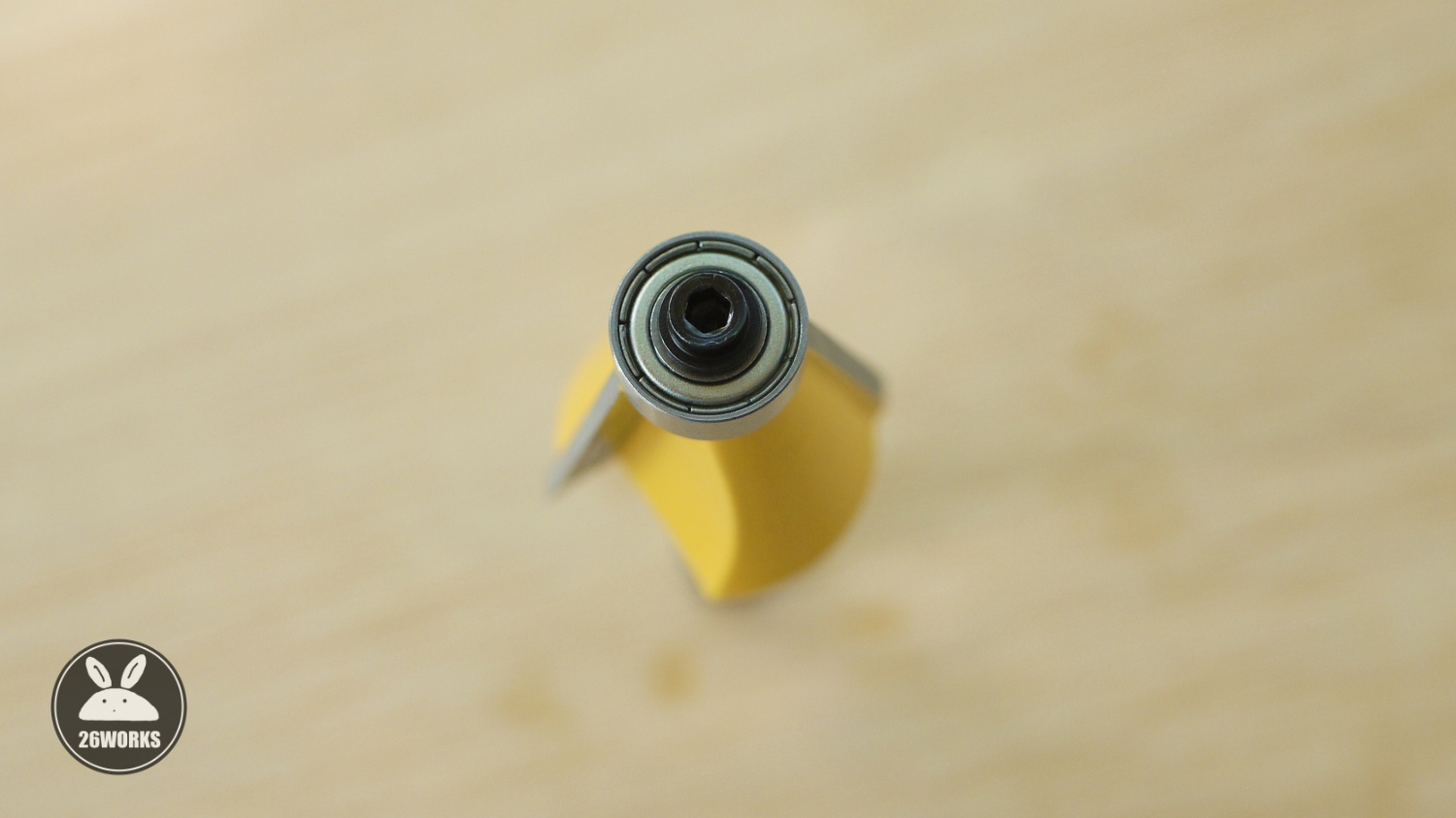 Trimmer bits ปาดมุม 15° ลูกปืนล่าง 4 หุน