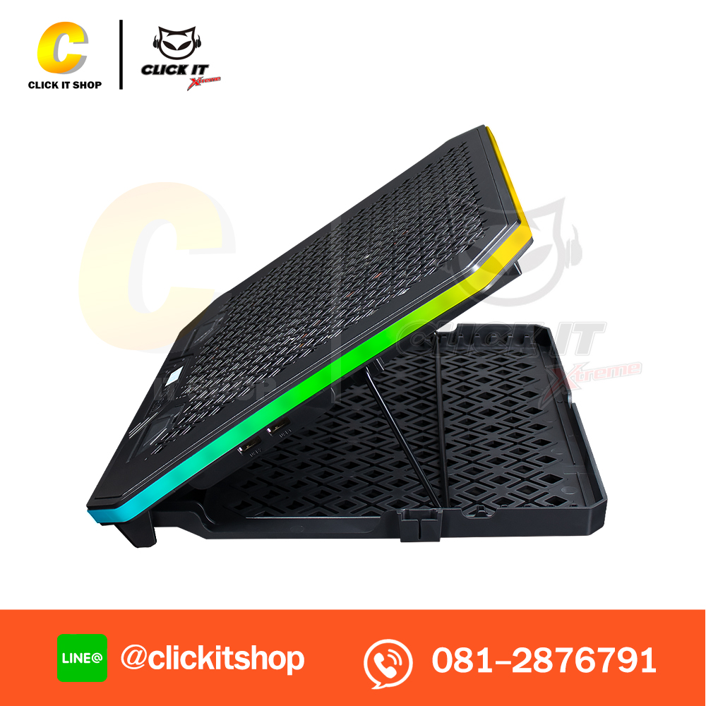 COOLER PAD EGA TYPE CP3 RGB (6FAN) - BLACK