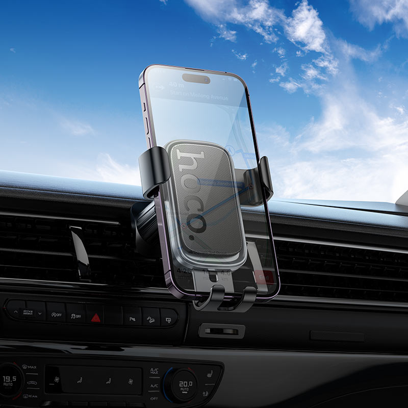 Hoco H80 Vista Car holder for air outlet ที่วางโทรศัพท์ในรถแบบติดช่องแอร์ รองรับหน้าจอ 6.1 – 7 นิ้ว