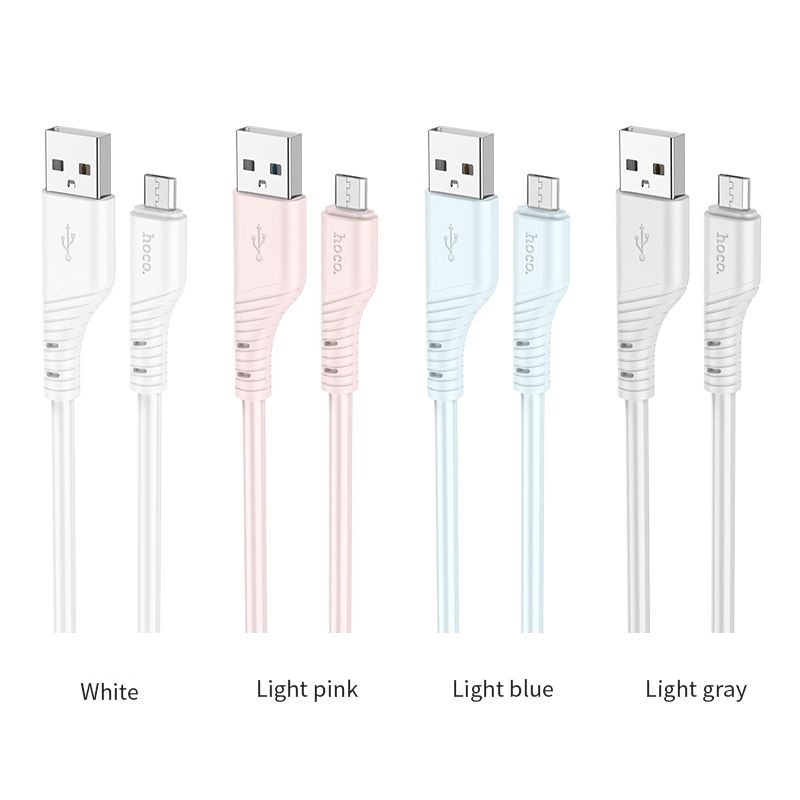 Hoco X97 สายชาร์จเร็ว 2.4A สาย Silicone ทนไฟ ชาร์จเร็ว ยาว 1 เมตร